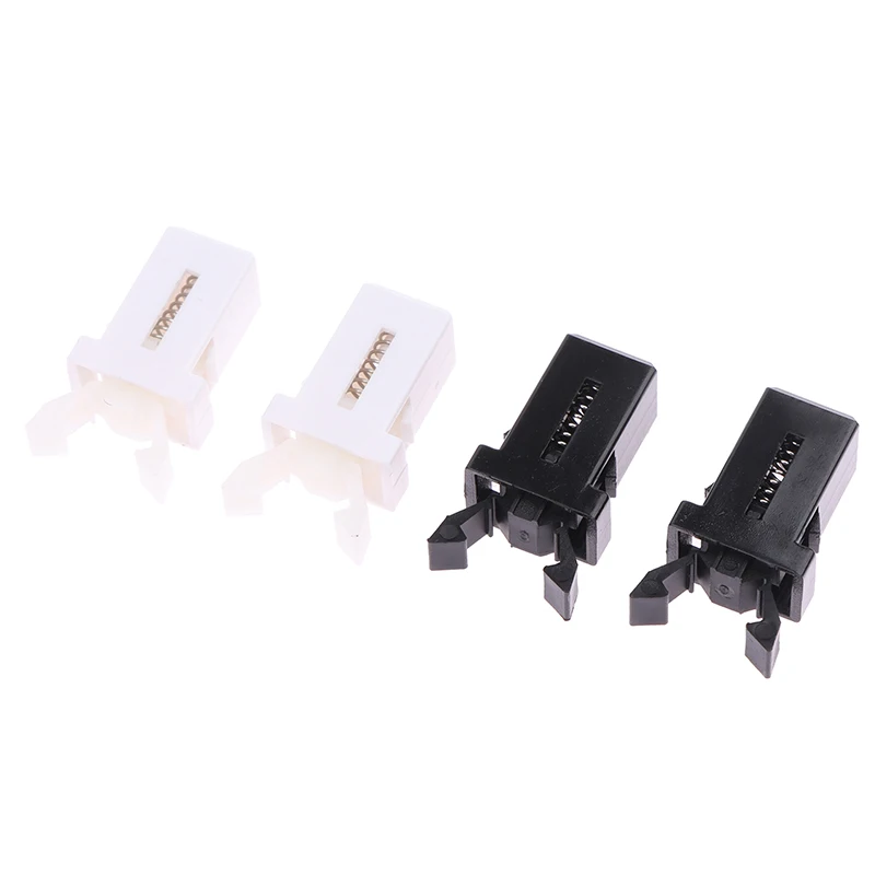 10pcs Trash Can Plastic Lock Self-Locking Switch Replacement Catch Compatible Touch Lid Bin Latch Repair Clip Black