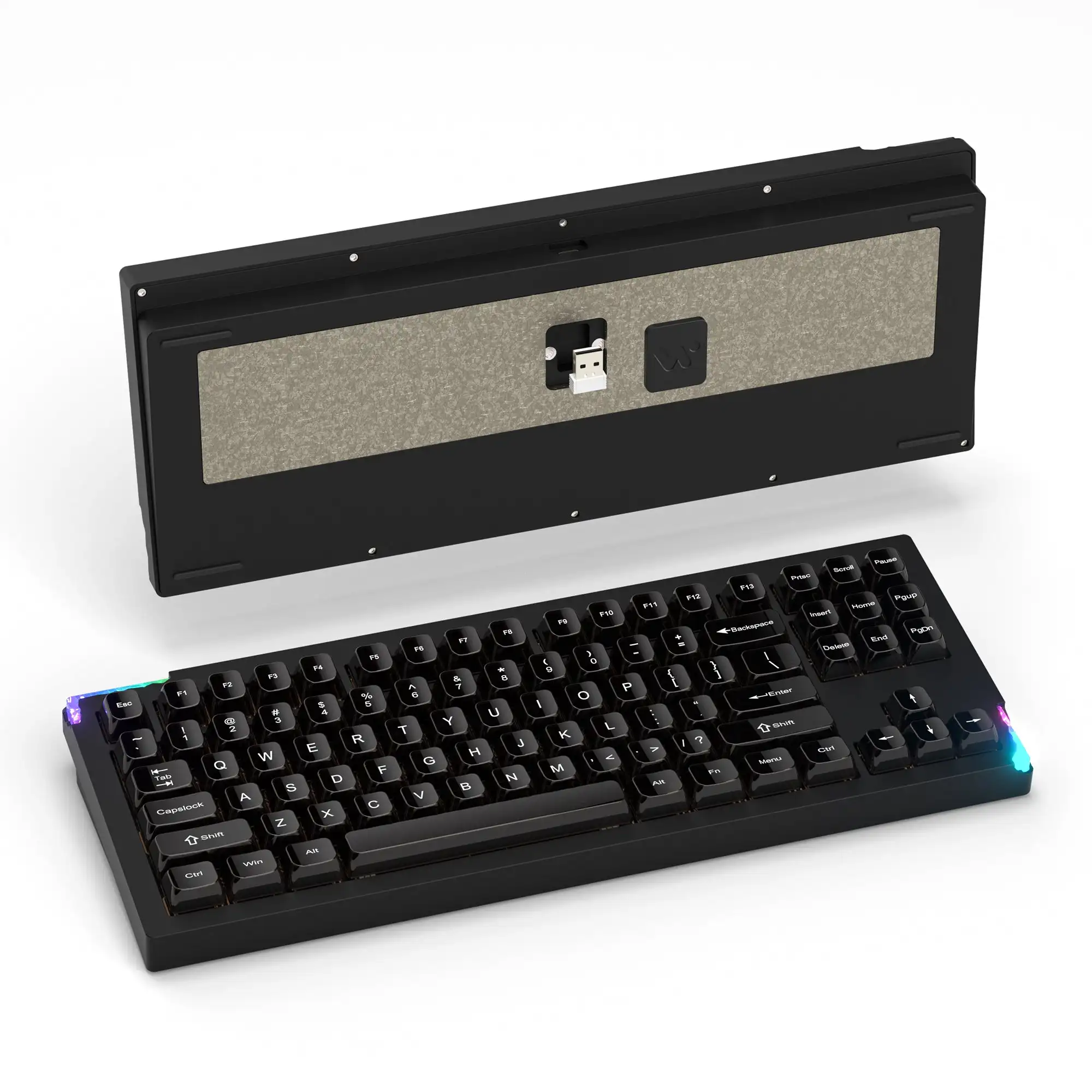

Womier SK87 Механическая клавиатура TKL QMK/VIA Поддержка беспроводной 3-режимной алюминиевой клавиатуры на заказ