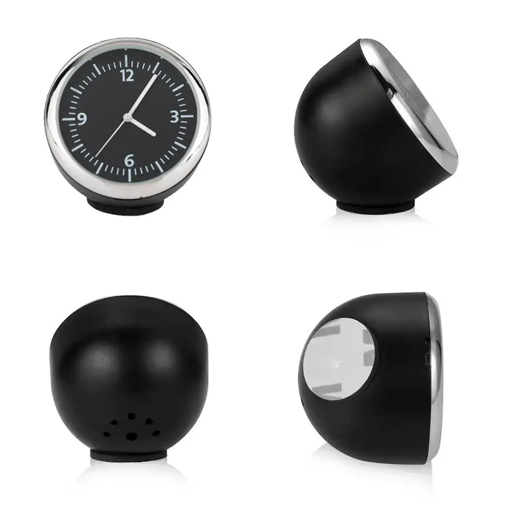 Mini Car Automobile Digital Clock Auto Watch Automotive Thermometer Hygrometer Decor Suitable Inside The Vehicle Ornament Clock view 3