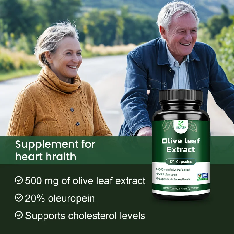 Olive Leaf Extract - 20% Oleuropein Antioxidant Heart Health Blood Pressure Support