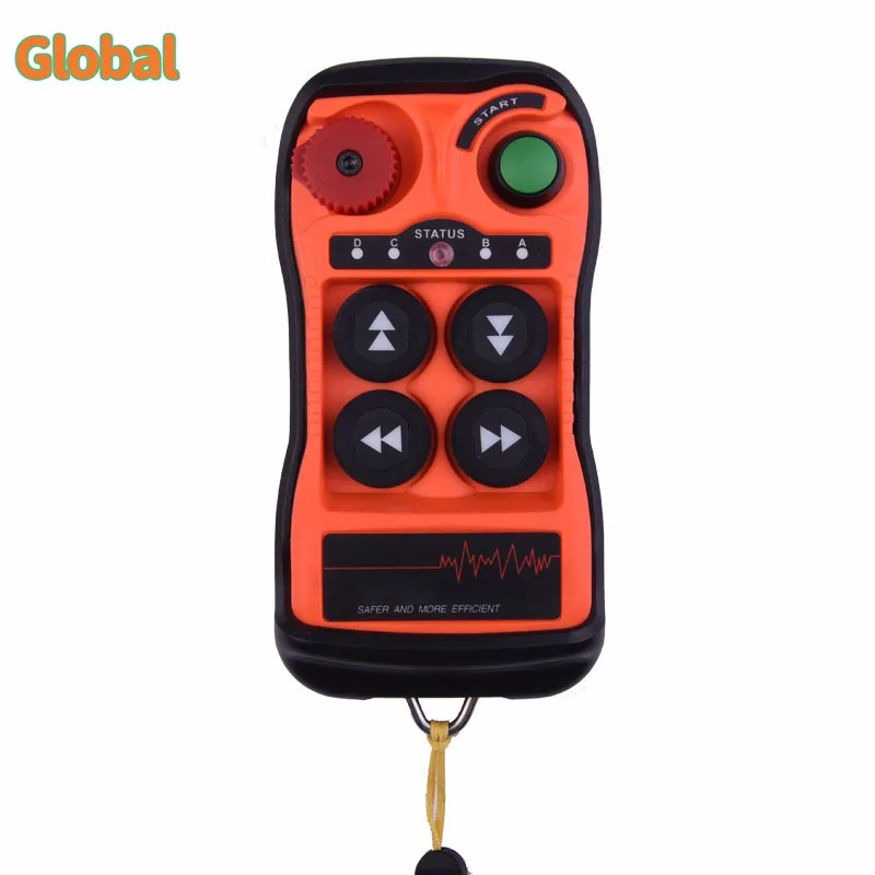 QA400 4 buttons single speed Industrial Wireless Radio Crane Remote Control switches winches Hoist track Crane Lift Control