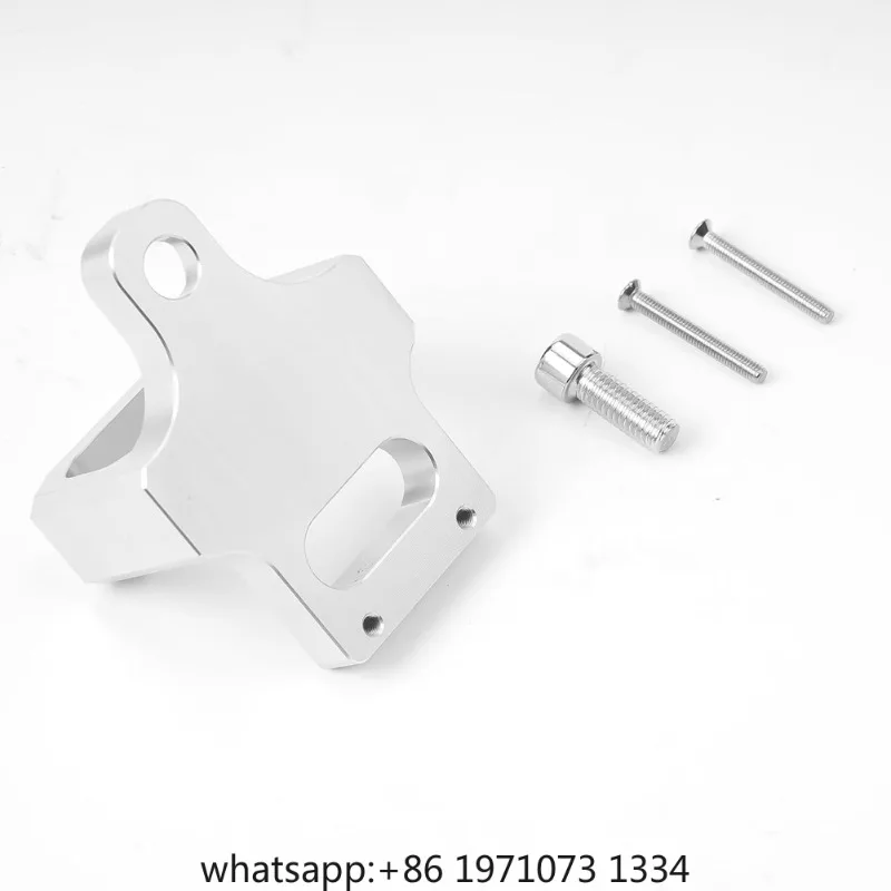 Promotion! 3 Port For MAC, AEM Boost Controller Solenoid Valve Mount Holder Bracket Kit CNC Billet Aluminum Silver