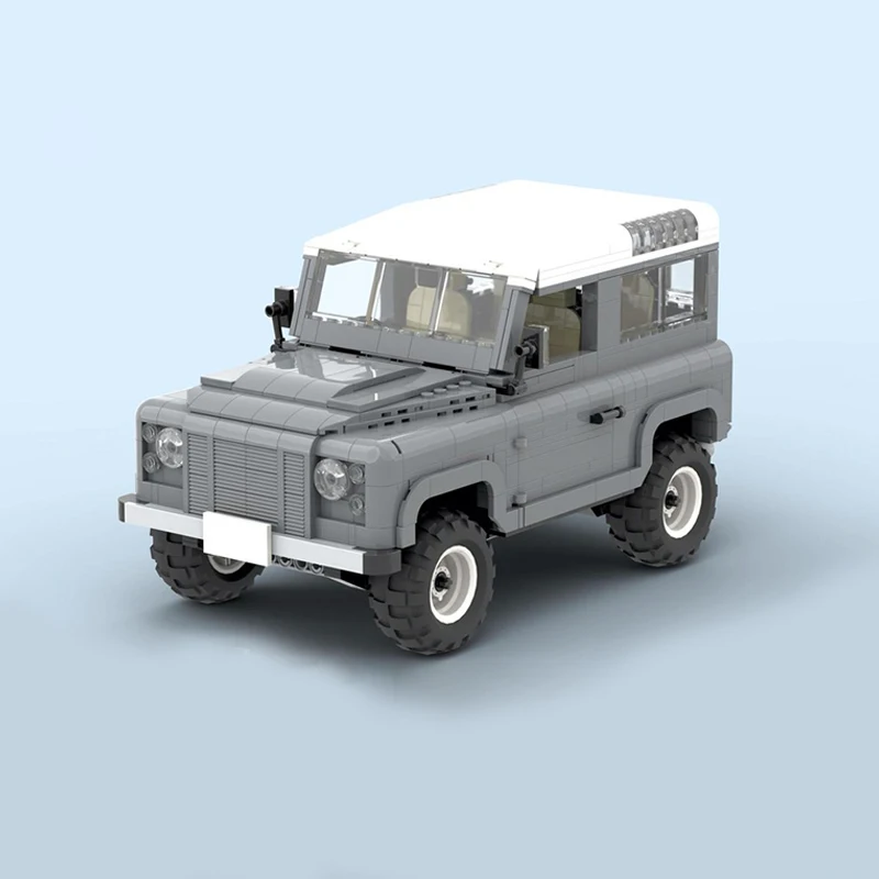 1414PCS MOC Creative Model Land Rover Defender 90 Heritage Edition Custom Building Blocks DIY Ideas Assembly Display Gift Set