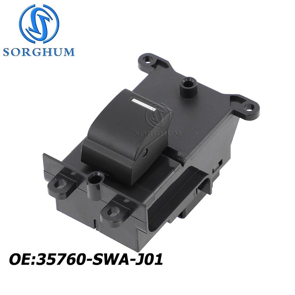 SORGHUM New Front Rear Passager Side Power Window Lifter Switch Button Console For Honda CRV 2007 -2011 35750SWAK01 35760SWAJ01