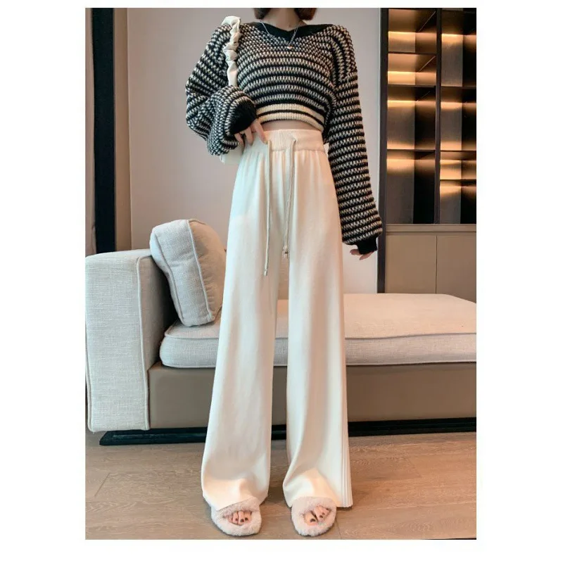 Pantaloni a gamba larga Reen Girls Donna Estate Patchwork di lino a gamba larga Boho Giovane Comodo leggero drappeggiato Resort Airy Simple