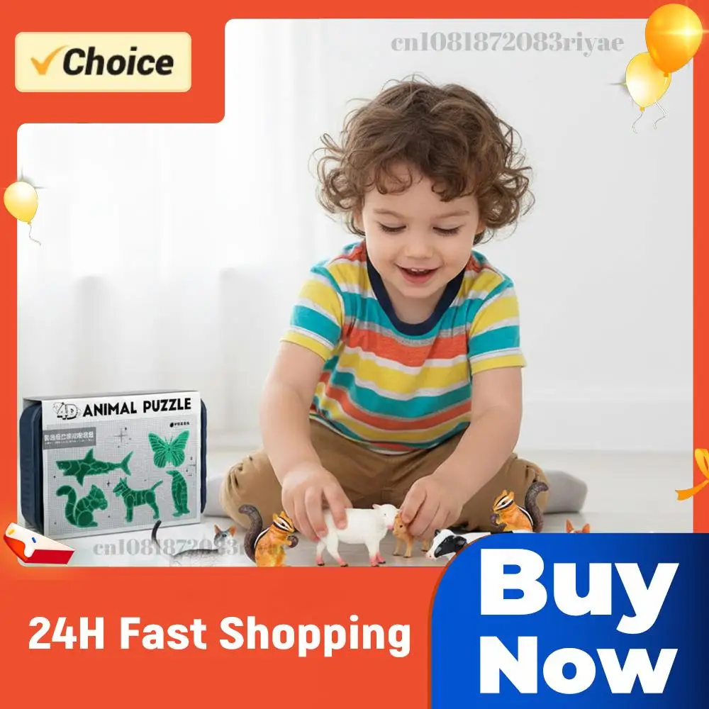 

Набор для сборки 3D-пазлов «Насекомые и животные» для детей, реалистичные модели насекомых и животных, подарок для детей от 3 лет