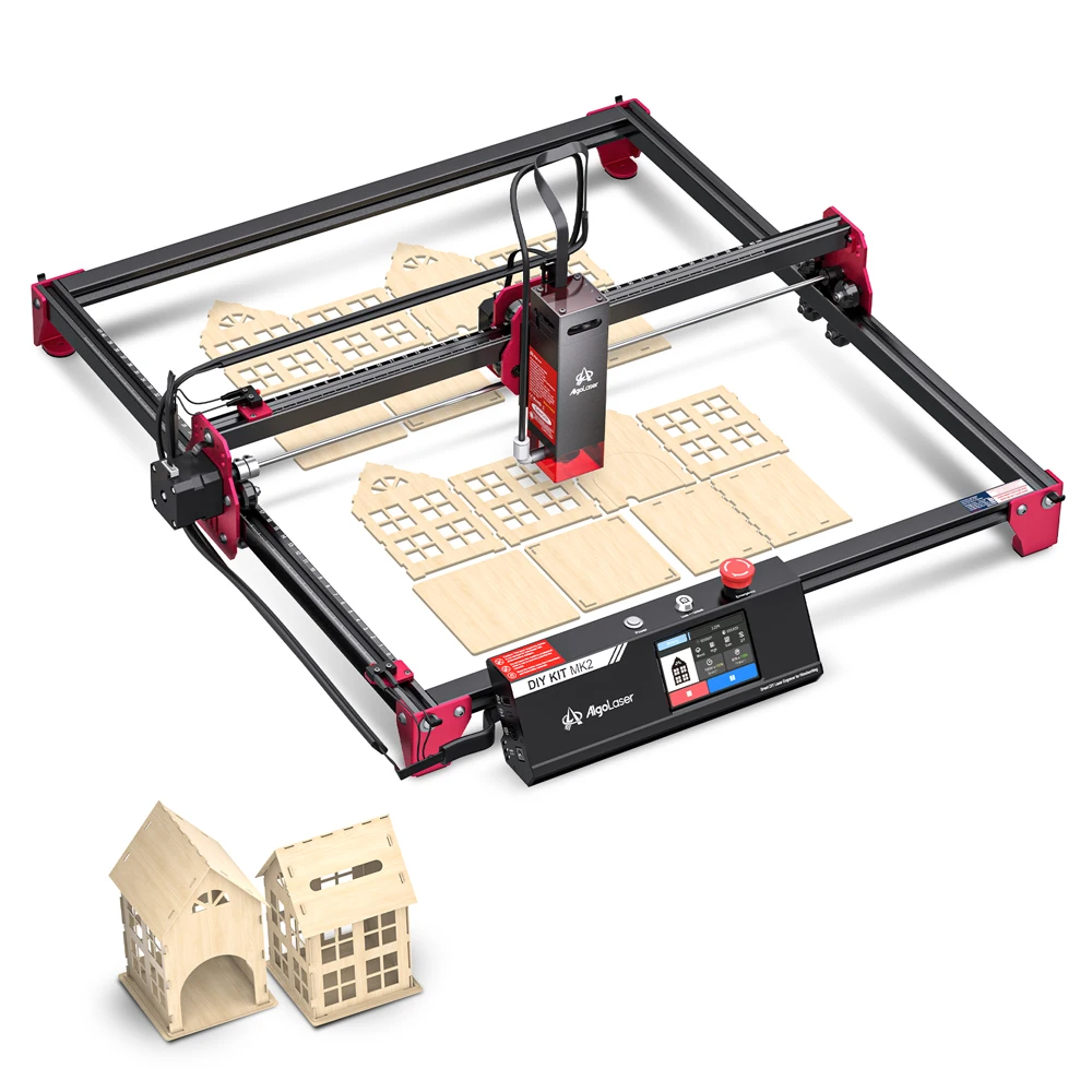 Hot Selling AlgoLaser 5W 10W 20W Serie Laser Cutter Lasersnijden Graveren Tool Herramientas voor hout MDF Glas Leer
