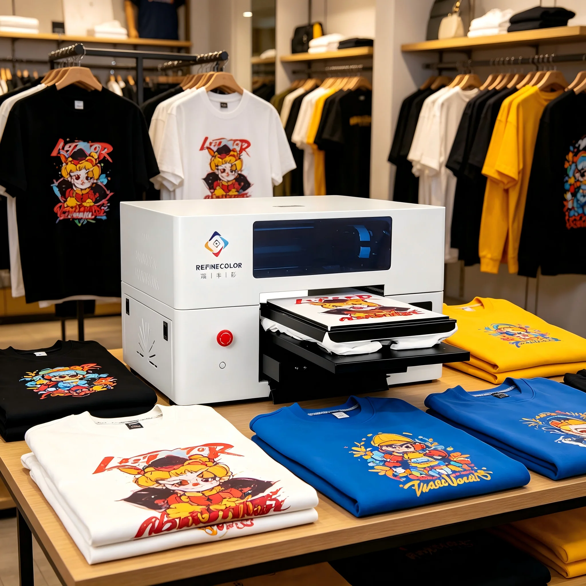 Dtg Printer A3 Textile - Принтер для одежды Refinecolor A3, 2880dpi,