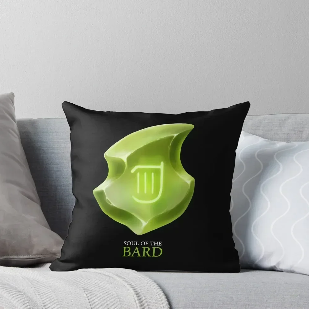 

Soul of the Bard -black Throw Pillow pillow cover luxury christmas pillow case Cases