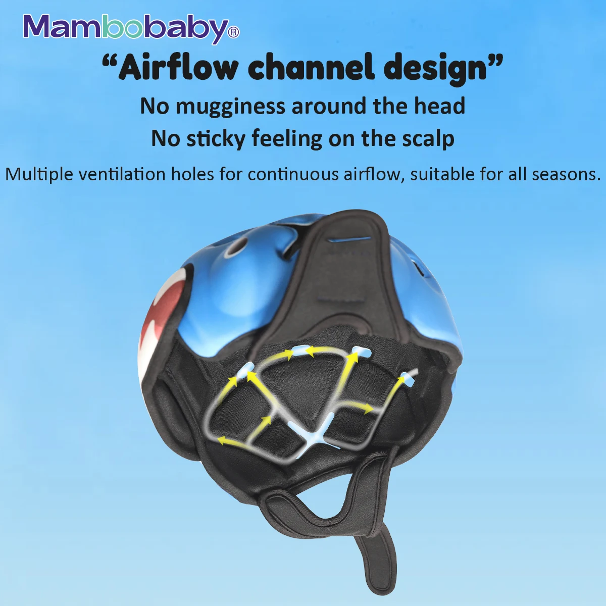 Mambobaby Safe Anti-Shock Baby Helmet Toddler Head Protector Headgear for Infant Learn Crawl, Walk Prevent Injury from Bump Fall image 4