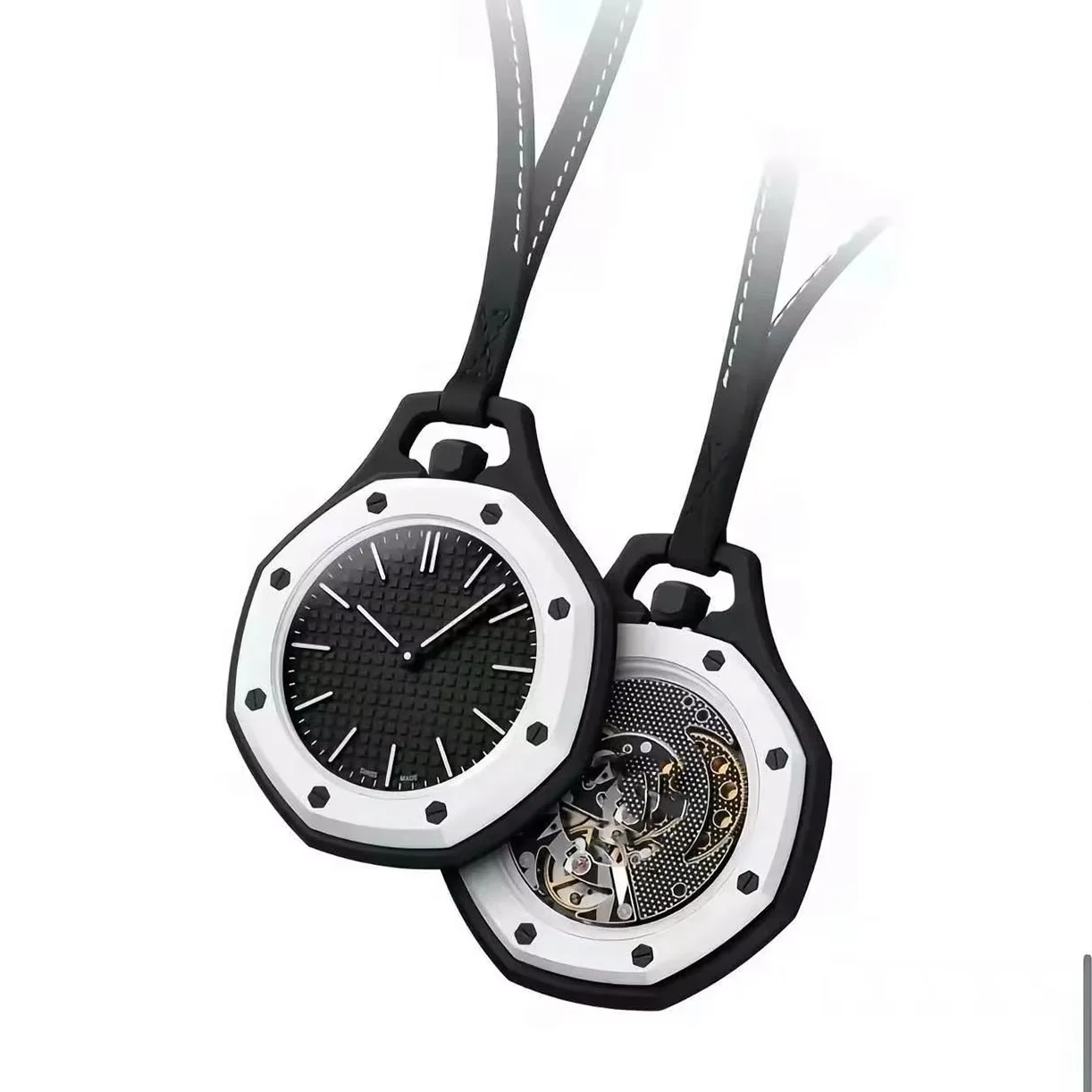 

26 Years Old New Pocket Watch Octagonal Pop Style Neck Quartz Movement Candy Color Quartz Watch Color