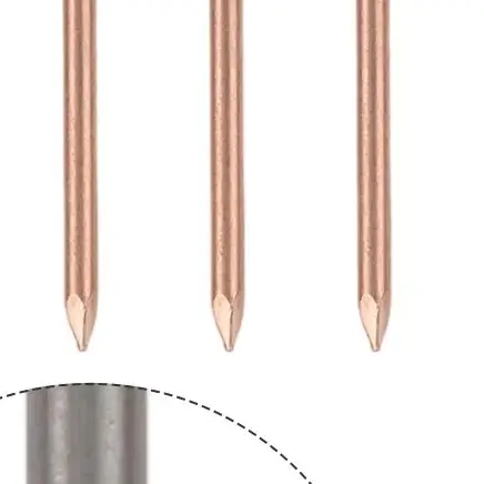 Pure Copper Nails 3.15 Inch Tree Stump Root Killer Spikes For Killing Unwanted Plants And Removing Stumps Hardware Drill Bit