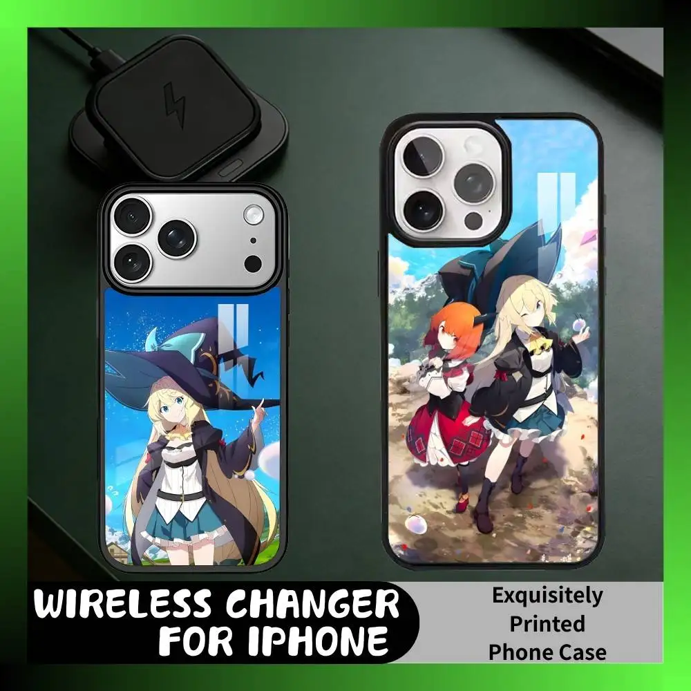 

Cute A-Azusa S-Slime300 Anime Phone Case For iPhone17,16,15,14,13 Plus,Pro Max Magnetic For Magsafe Wireless Charging