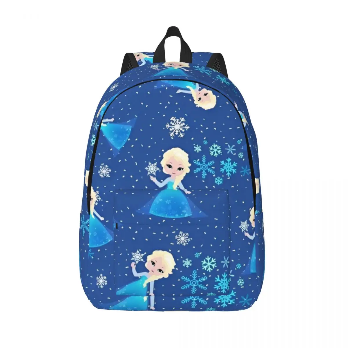 

Frozen Elsa Princess Pattern Cool Backpack Outdoor Student Work Daypack for Men Women Laptop Shoulder Bag