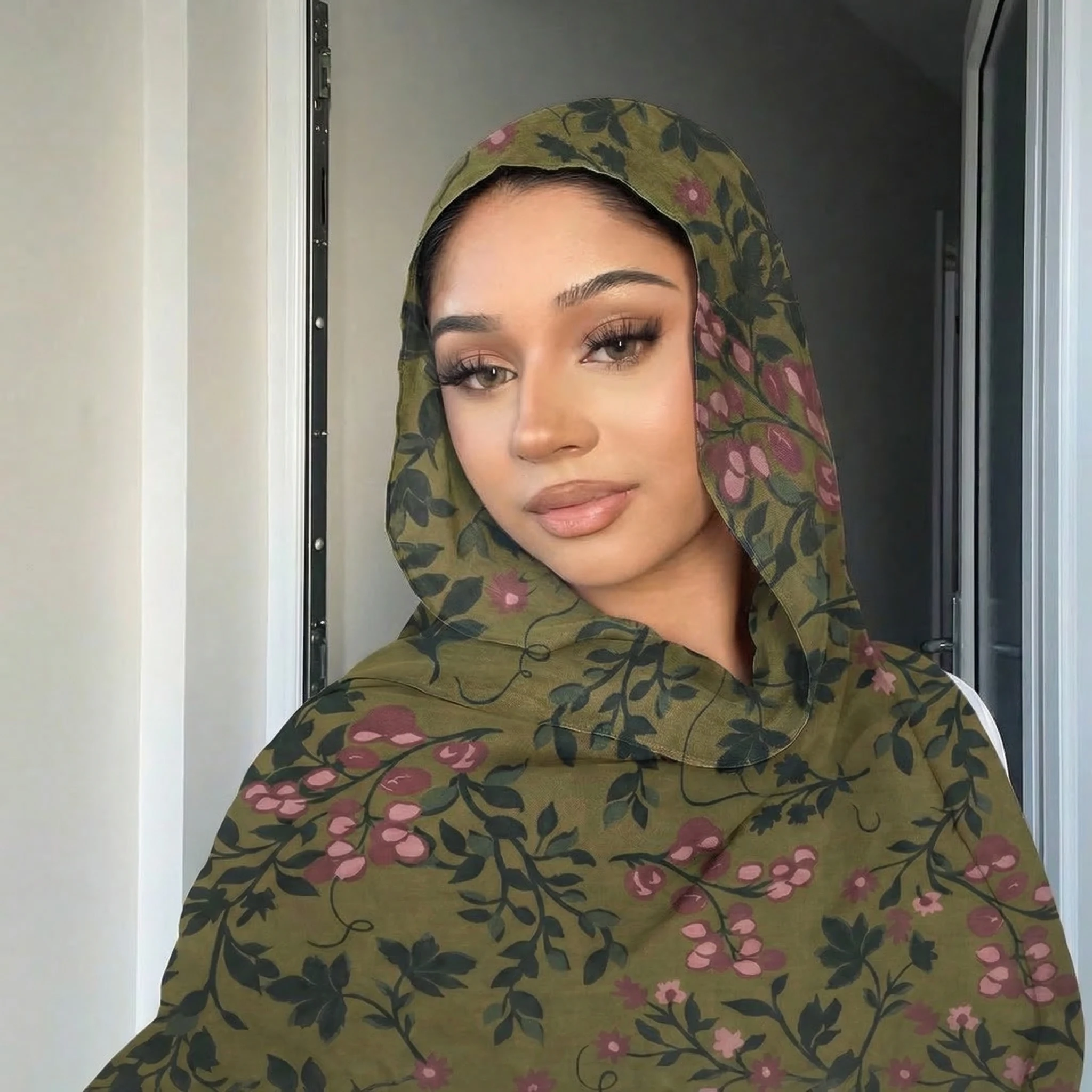 2026 Nieuwe Vrouwen Aquarel Hi - Embroidery Hijab recensie en prijs