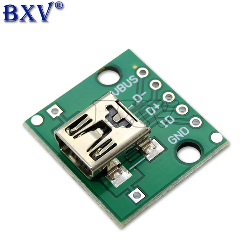 10Piece Micro Mini Usb A Male Usb 2.0 3.0 A Female Usb B Connector Interface To 2.54mm Dip Pcb Converter Adapter Breakout Board