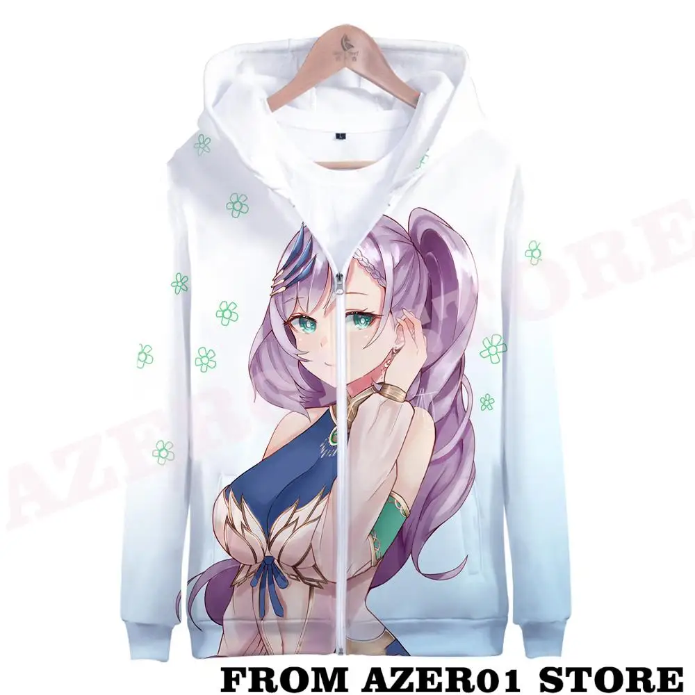 

HOLOLIVE VTuber Pavolia Reine Merch Zipper Hoodies Autumn Winter Men/Women Streetwear Zip Hooded Sweatshirt