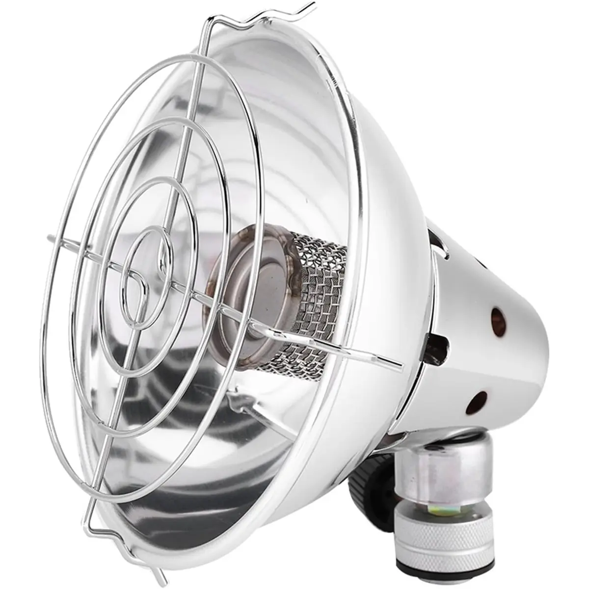 618 Mega Sale Mini Gas Heater Outdoor Portable Heater with Protective Net Adjustable Fire Control Valve, and Foldable Base