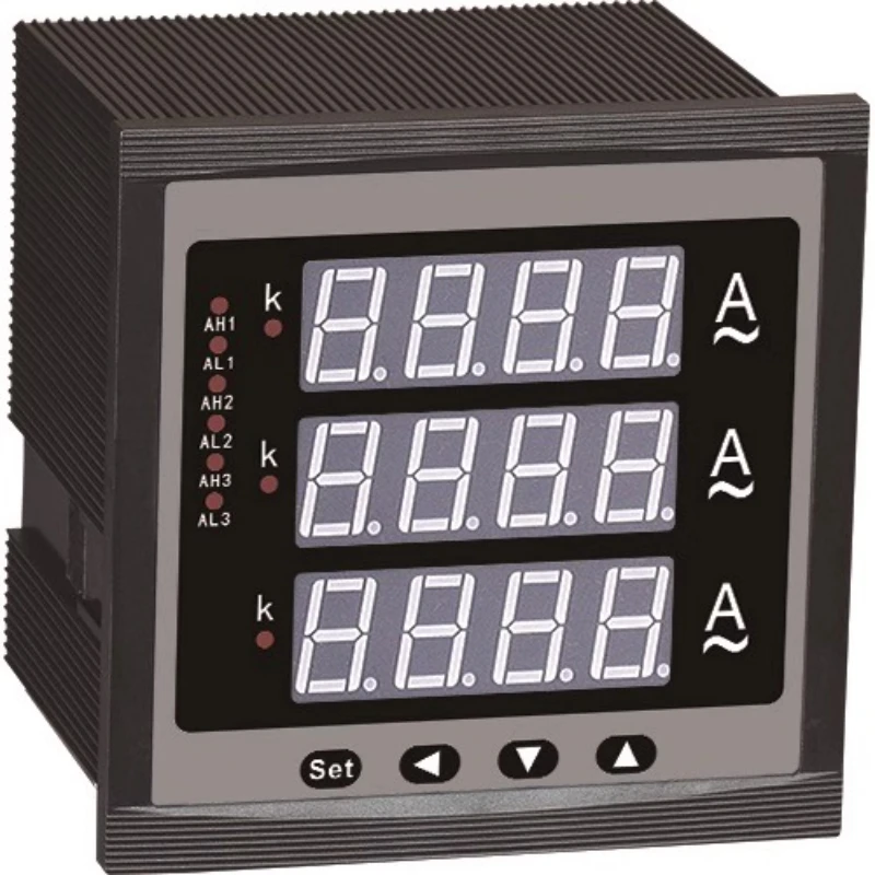 

Three Phase Ammeter Digital Display with Lower Limit Alarm on One Circuit ABC Current Display Meter AC5A