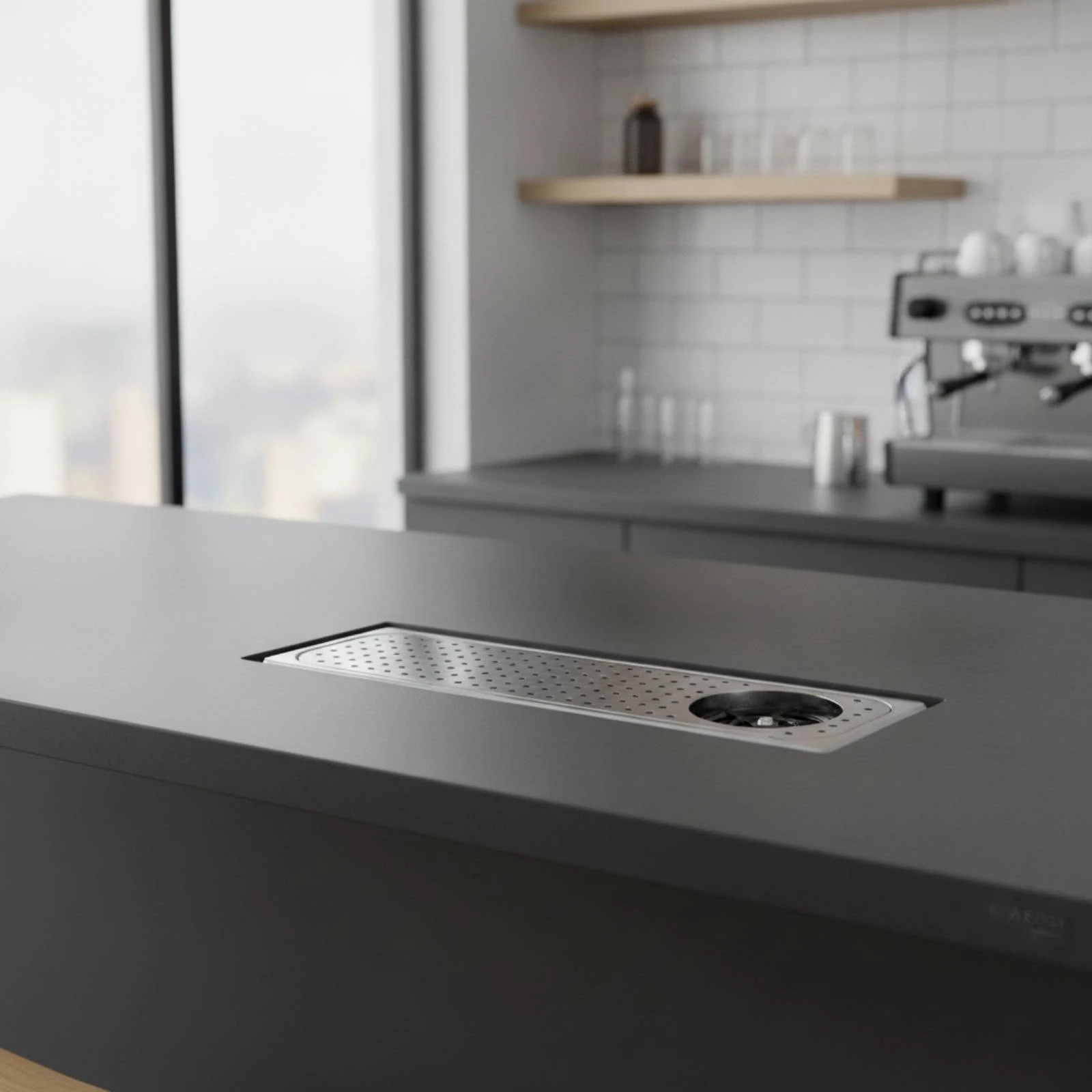 Bar Cup Washer with Perforated Panel High-Pressure Inset Cup Washer Bar Glass Rinser Easy to Clean Cleaning Tool Powerful