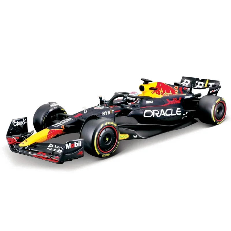 Bburago-フォーミュラカーF1,スケール1:18,rb19,rb19,f1,max verstappen,11 # perez,合金ダイキャスト,クリスマスプレゼント,おもちゃ