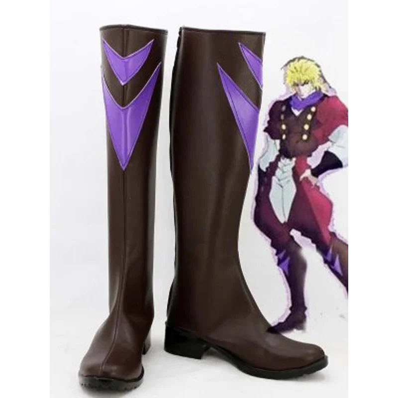 

JOJO Dio Brando, ботинки для косплея, мужская обувь для косплея, вечерние туфли, ботинки на заказ