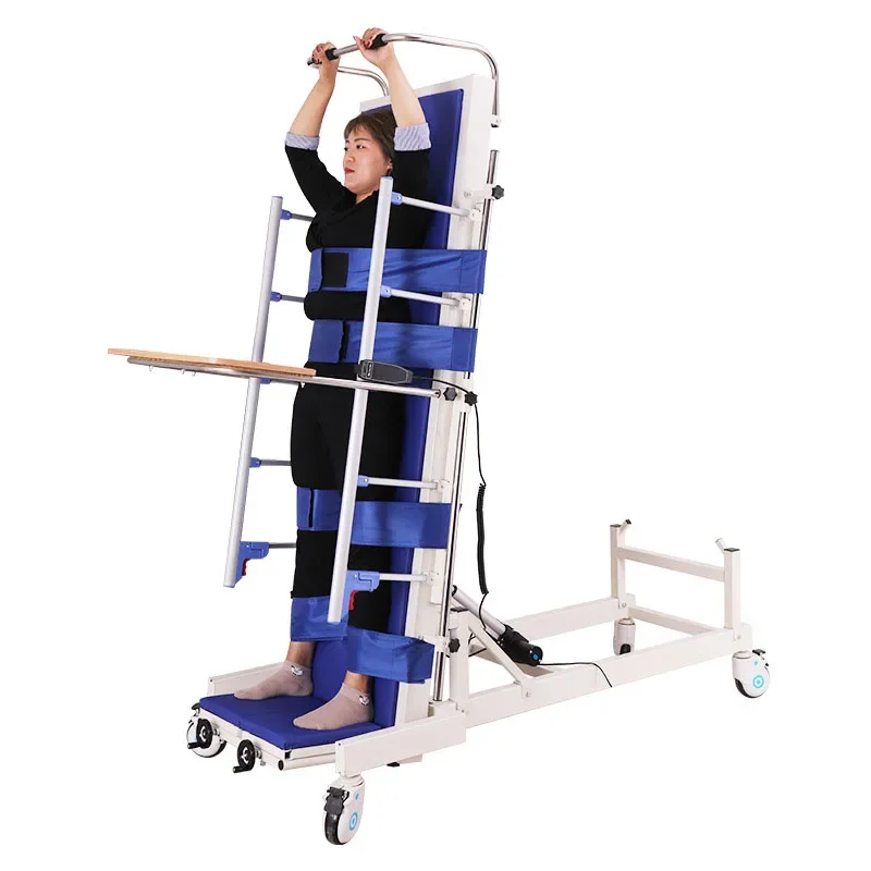 

Multi-functional medical electric standing bed paralyzed patient care back lifting adult kids rehabilitation hospital beds