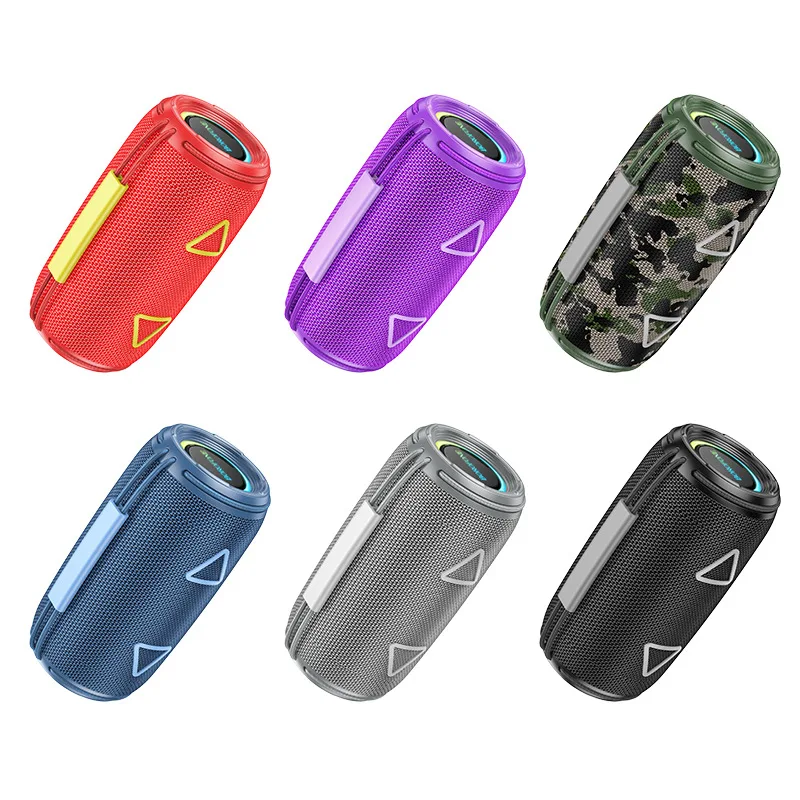 

BR38 Открытый портативный спортивный динамик Беспроводной Bluetooth HIFI Стерео сабвуфер BT FM TF-карта U Диск AUX TWS Воспроизведение Soundbox