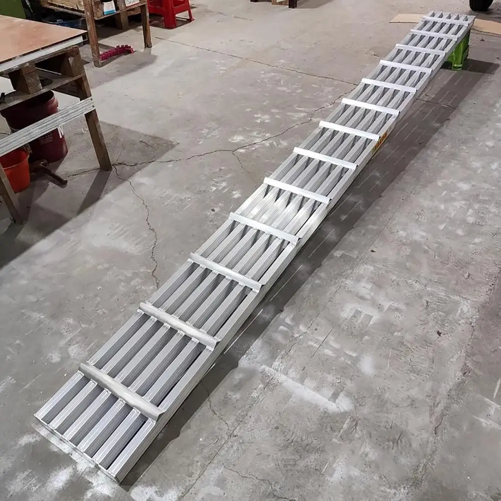 Aluminum Telescoping Scaffolding Boards, 3-8ft Adjustable Walk Platforms, Industrial Workbench Stool, 5ft Extension Boards