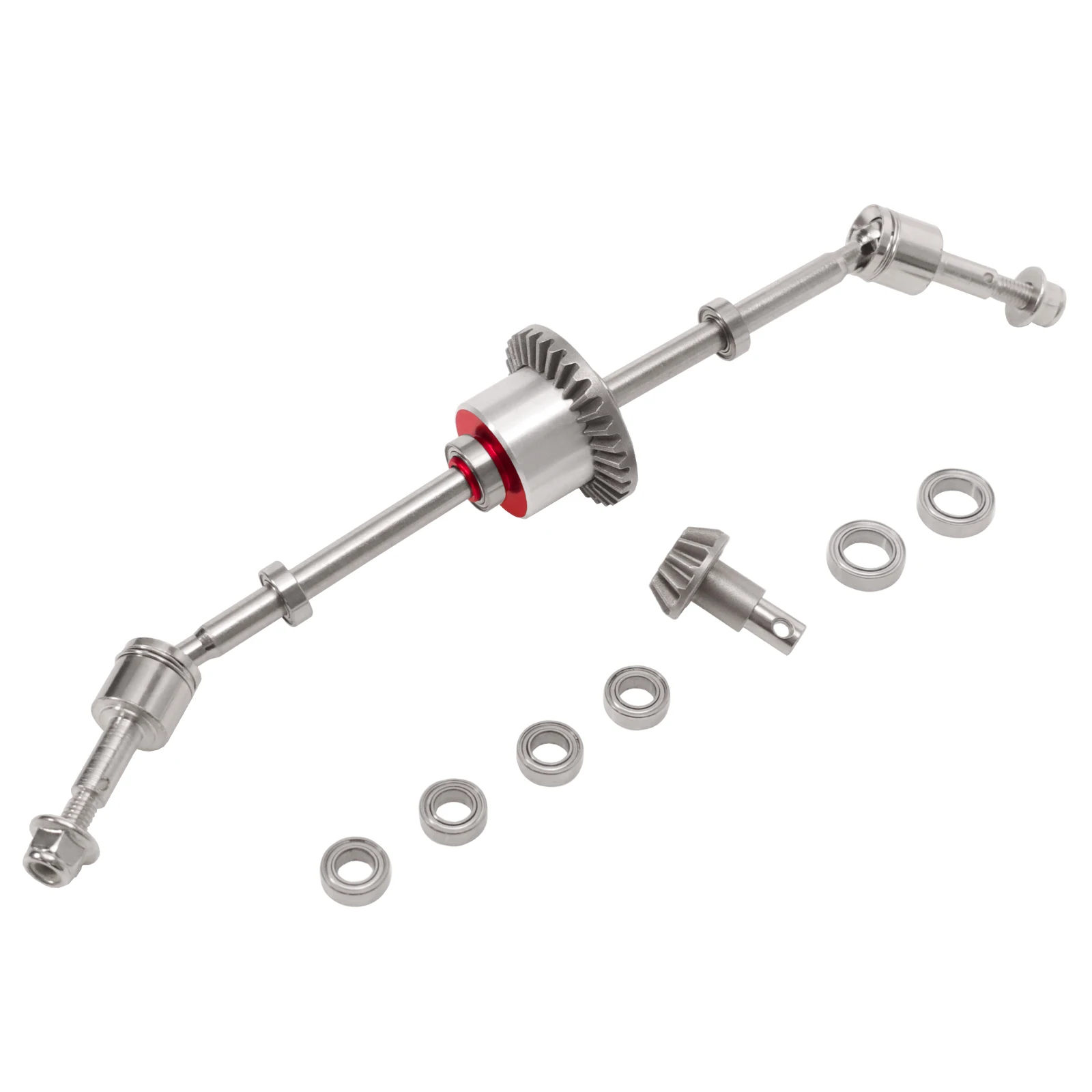 Metall Vorder- und Hinterachse Zubehör Volle Fahrzeuglager Für MN Modell 1/12 MN128 MN86 G500 RC Auto Upgrade Zubehör