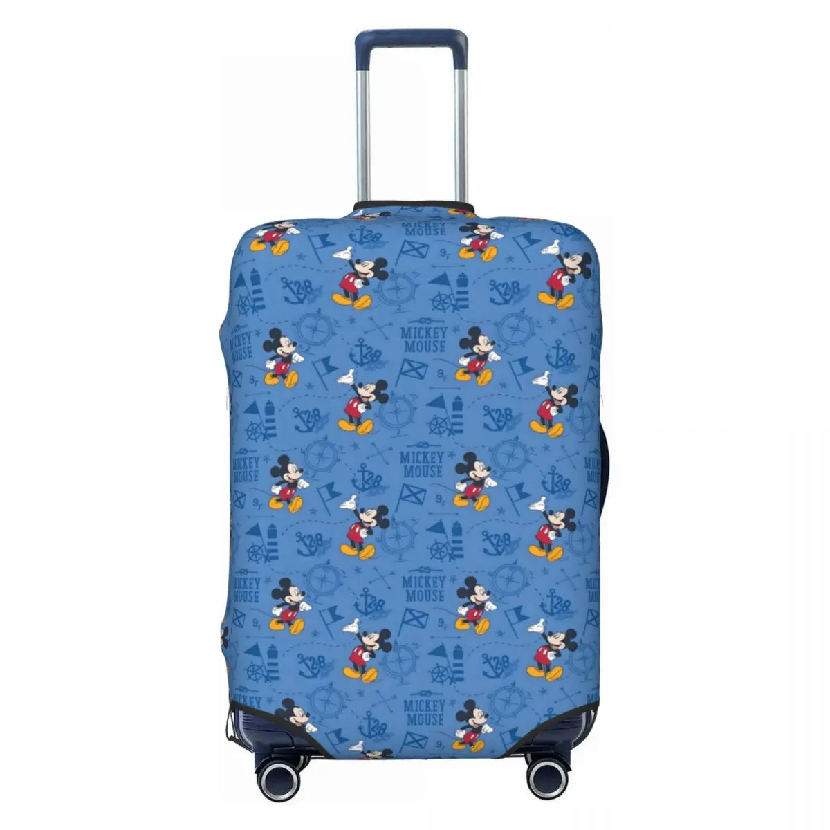 

Чехол для дорожного багажа с Микки Маусом на заказ, пыленепроницаемый, классический, с рисунком из мультфильма, защитный чехол для чемодана, подходит для 18-32 дюймов