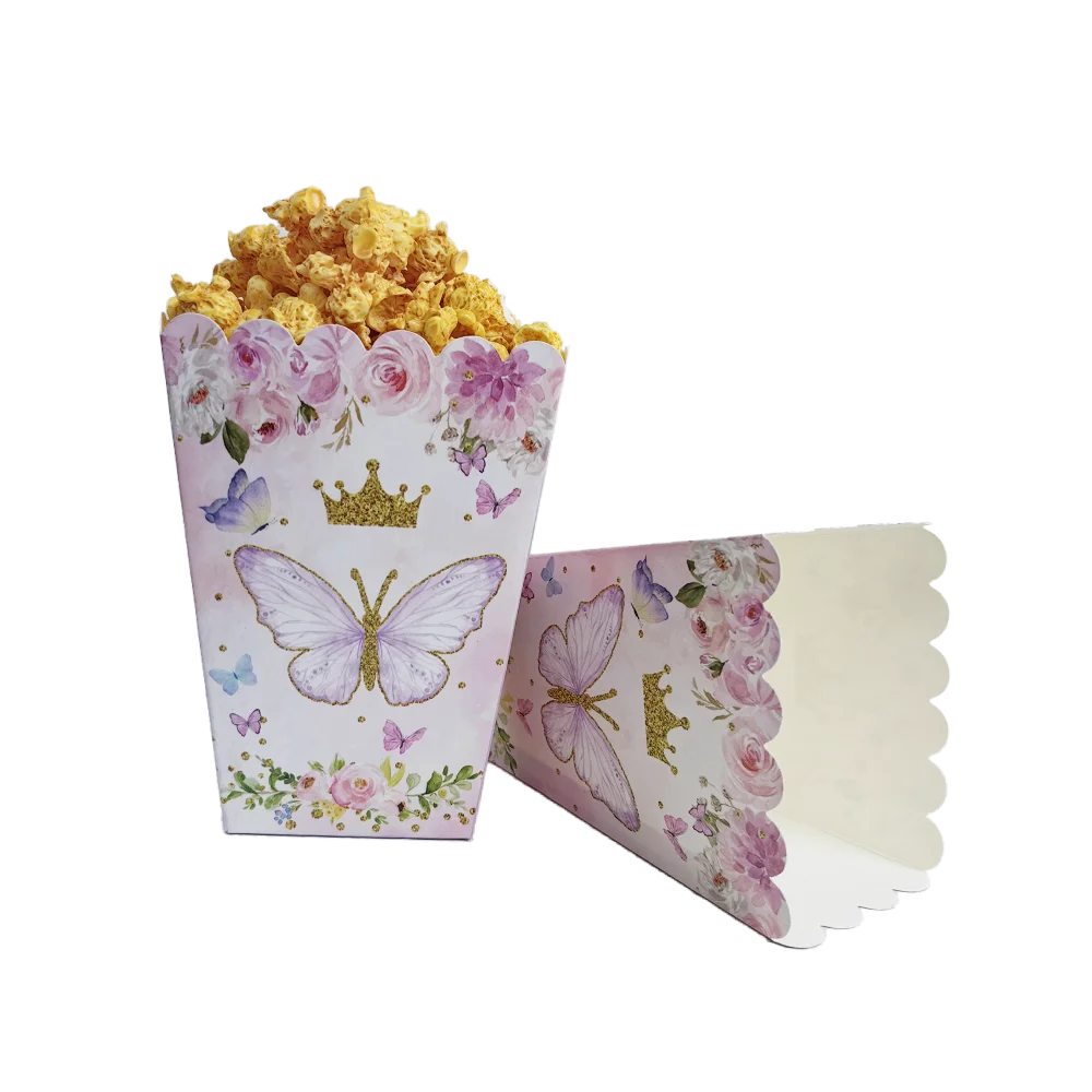 6/12/24/30 個蝶ポップコーンボックススナックボック - Wedding Supply.Box のレビューと価格