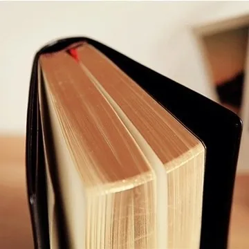 A6 Bible Notebook, Ultra Thick Small PU Imitation Bible Gold Border Retro Blank Notebook