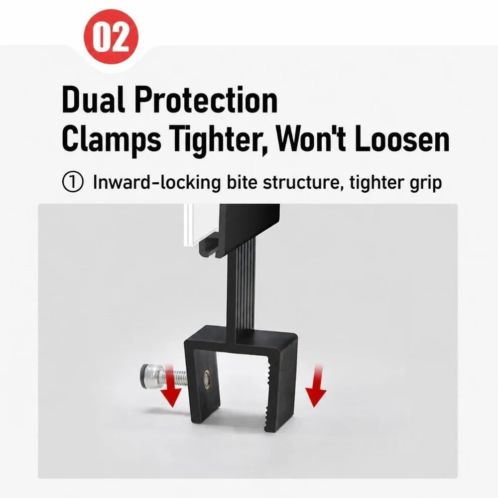 Portable Hard Plastic POP Sign Holder Adjustable C-Clamp Price Tag Stand Price Display Stand Shop Promotional