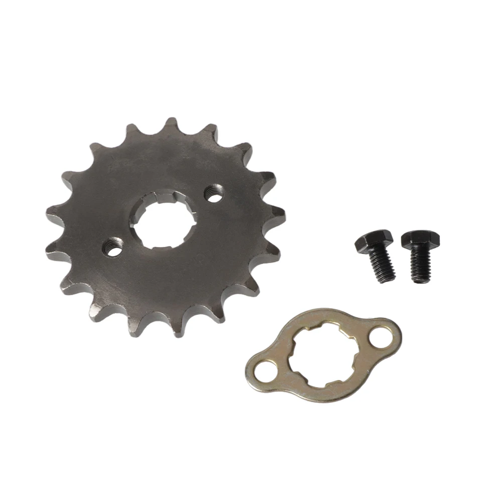 Motorcycle 428# 20mm 17T Teeth Front Engine Sprocket 428 Chain For ATV Dirt Pit Monkey Dax Bike Go Kart Scooter Moto Accessories