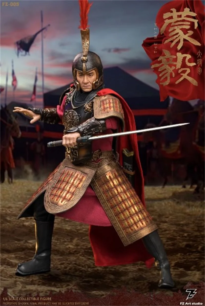 

FZ Art Studio FZ-005 1/6 Male Soldier Ancient China Qin Dynasty General Meng Yi Model Full Set 12'' Action Figure In Stock