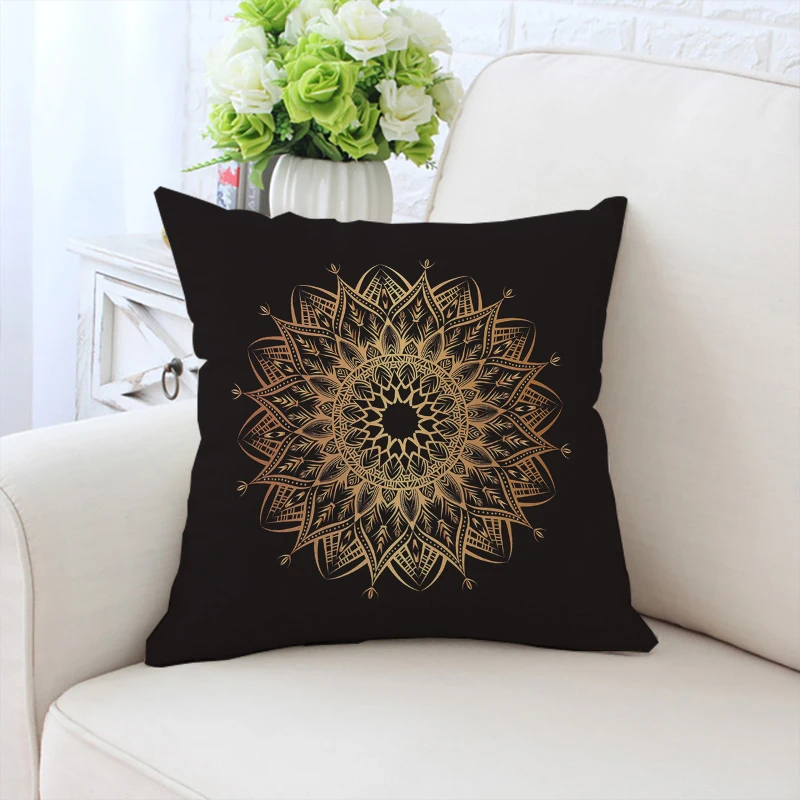 

Bohemian Pattern Pillow Cases Decorative Cushions Cover for Sofa Pillowcases 40x40 Car Decoration Pillowcase Cushion Covers Body