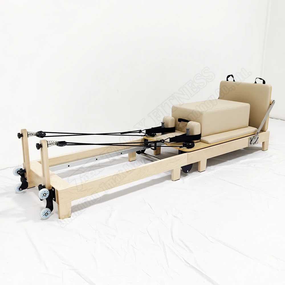 High Quality Maple Wood Foldable Reformer Pilates Folding Reformer Machine