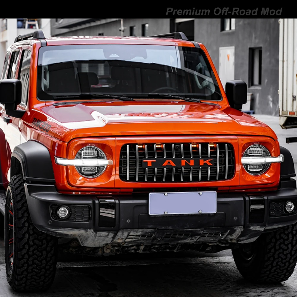 For 21-25 Tank 300 Grille Modified GT Grille Front Face Off-road Honeycomb Intake Grille Special Car Modification Accessories