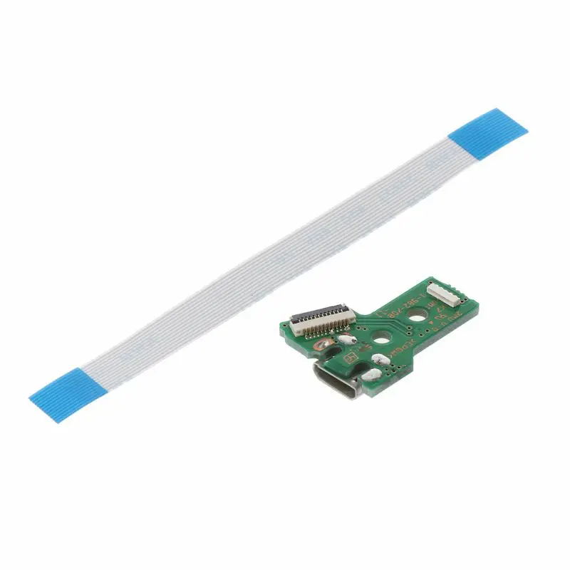 

Replacement USB Charging Port Socket Board with 12pin Ribbon Cable for JDS-055 Controller