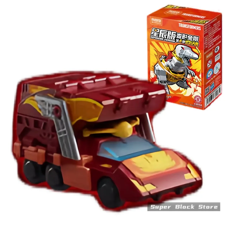 BLOKEES Defenoer Version 4th Transformers Building Block Man Assembly Toys Grimlock Rodimus Prime Megatron Model Collecting Gift image 3