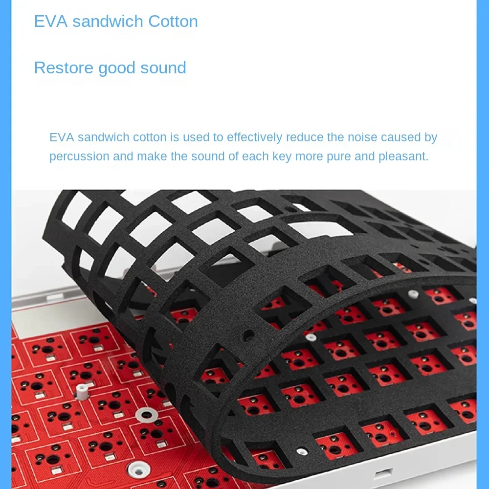 Noppoo Customized Mechanical Keyboard Kit 100% TKL Layout 108 Keys Wireless 3-Mode Bluetooth/2.4G/Type-c Hot Swap DIY RGB Parts