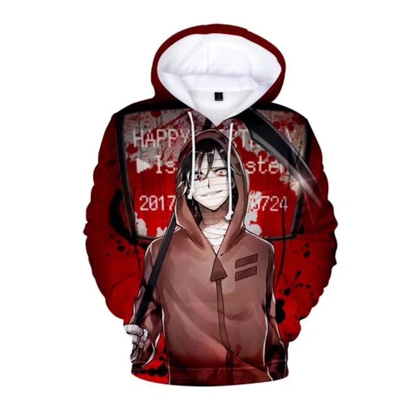 

Anime Angels of Death Zack Isaac Foster Ray Rachel Gardner Cosplay Hoodie Hip Hop Graphic Sweatshirts Poleron Hombre Streetwear