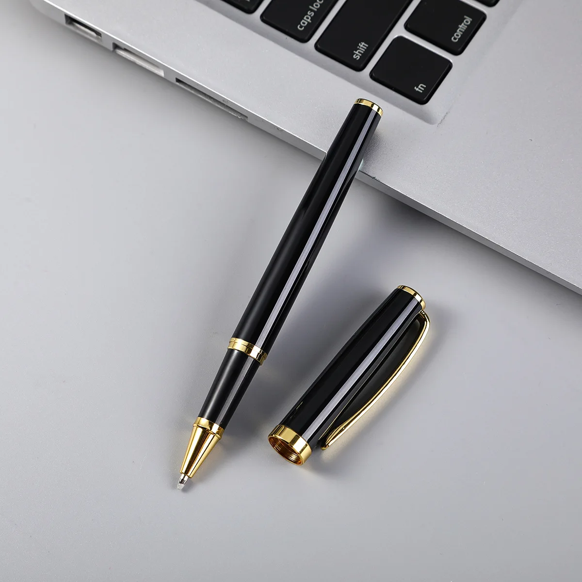 Custom Laser Engraving Logo Metal Ball Point Pen Business Advertisement Hotel Meeting Record Pens School Office Stationery Pen