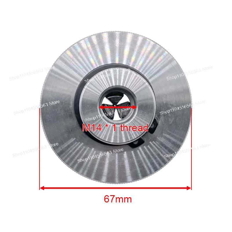 Three Jaw Manual Lathe Chuck 65mm M14 thread Machine Tool CNC Accessories Self-Centering