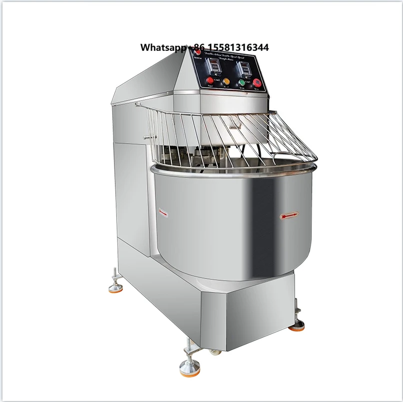 Commercial Dough Mixer Machine 50kg Capacity Wheat Flour Corn Milk New Stainless Steel High Productivity Portable