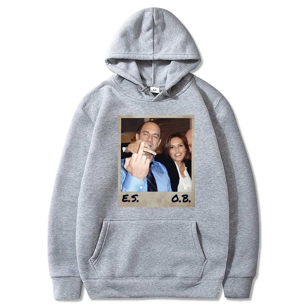 2025 إليوت ستابلر وأوليفيا بنسون هوديي إليوت وأوليفيا البلوز القانون والنظام SVU قميص 90s تحية الجرافيك هوديس