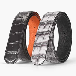 Mens belts,Double sided use,needle buckle,top layer cowhide casual simple belt,genuine leather belt for men