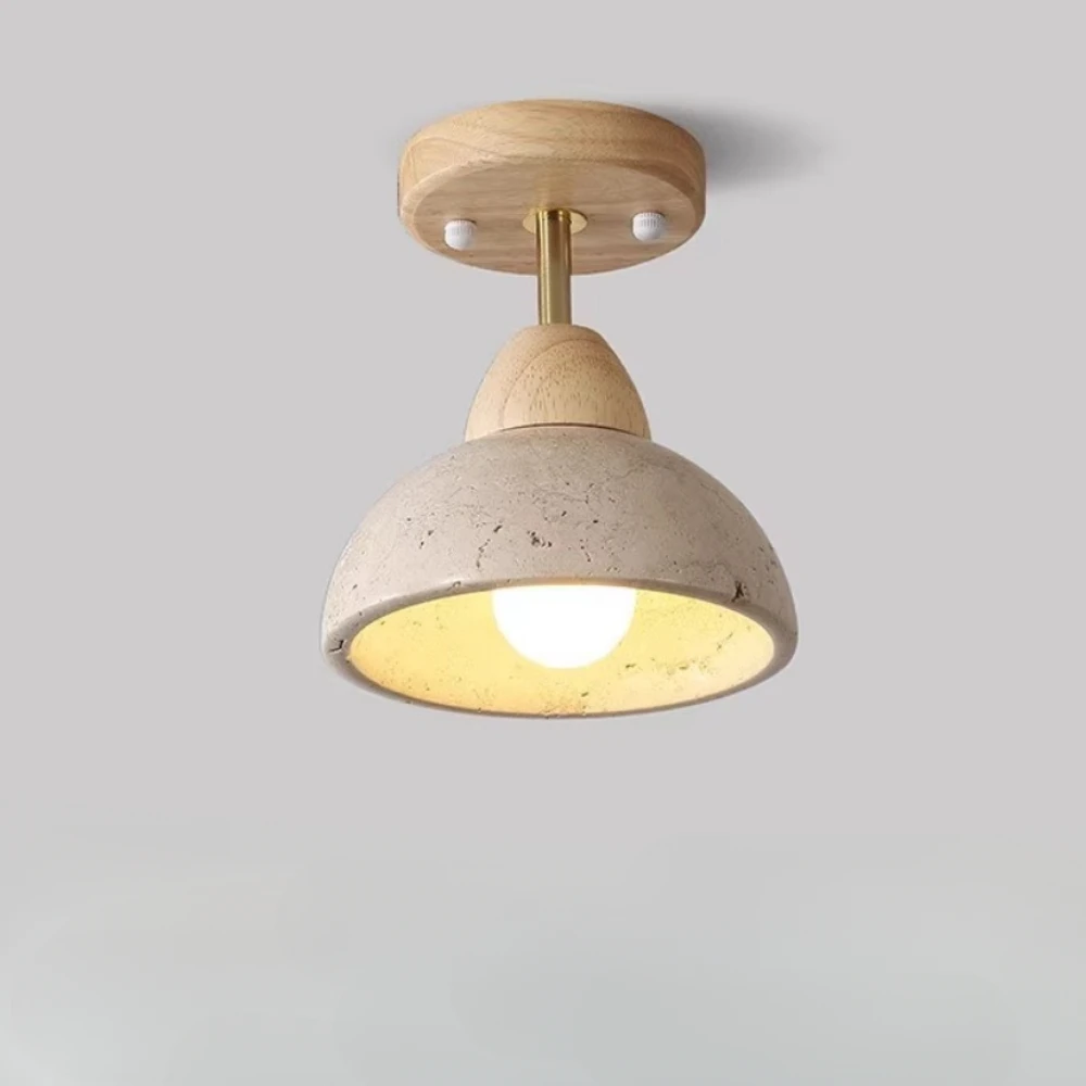 

Japanese Style Retro LED Aisle Light Corridor Hallway Entrance Balcony Ceiling Light with Wabi Sabi Wind Bedroom Bed Wall Lamp