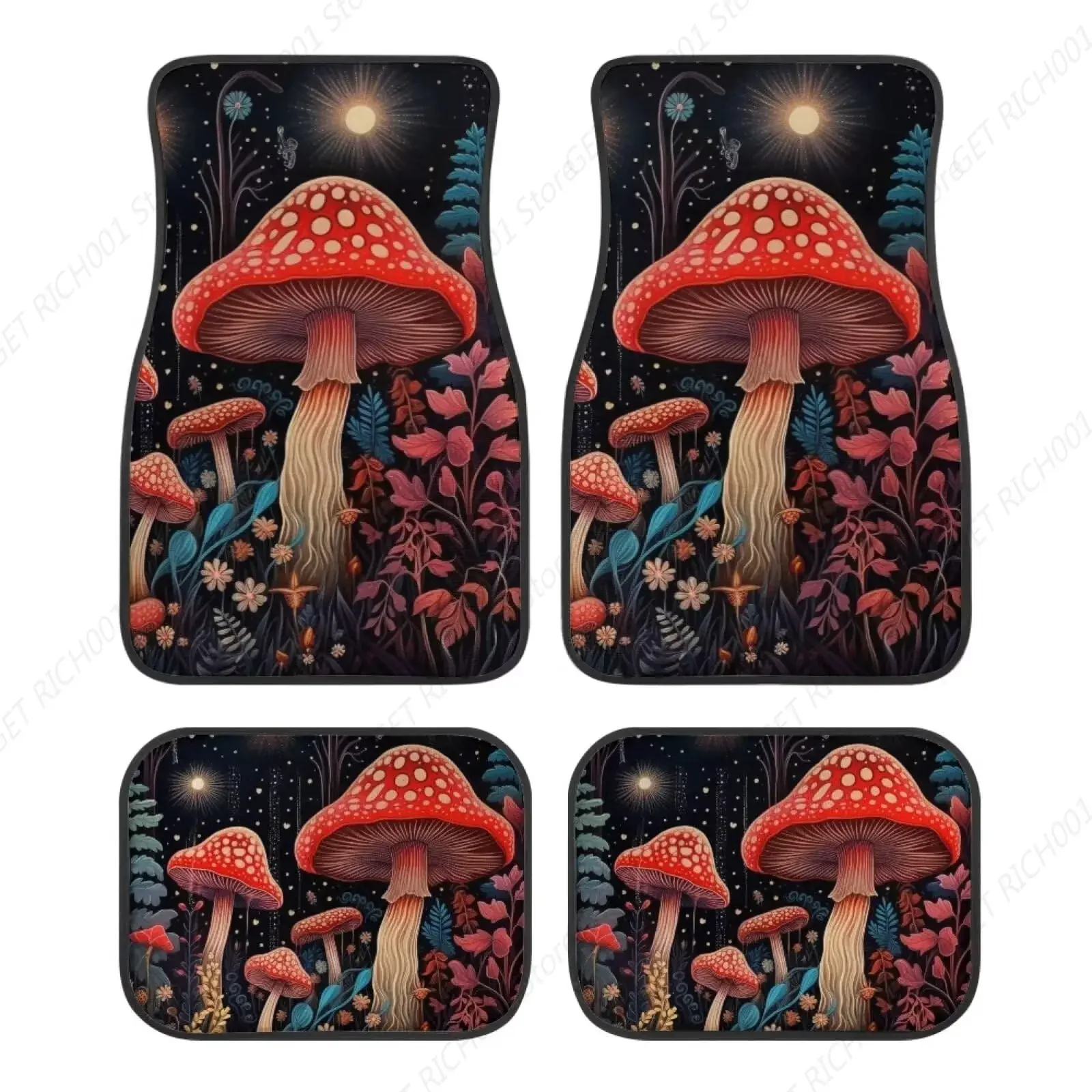 

Детские кроссовки для электрических сусоль Mushroom Moon, alfombrillas lanteras y traseras para los pies автомобильные машины, обвесная помощь